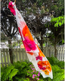 Paréo Blanc Tutti frutti - Soierie Huo