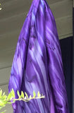 Paréo de soie coulé violet - Soierie Huo