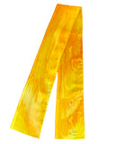 Dashing yellow silk scarf - Soierie Huo