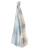 Silk scarf Nautiles grey - Soierie Huo