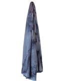 Foulard de soie pour homme Gris irisé - Soierie Huo