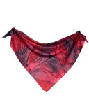 Foulard carré de soie Le rouge et le noir - Soierie Huo