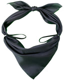 Masque, Couvre visage en soie Noir - Soierie Huo