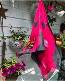 Foulard carré de soie Émotion