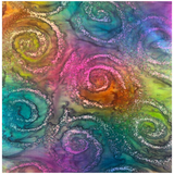 Mouchoir de poche Nautiles arc-en-ciel