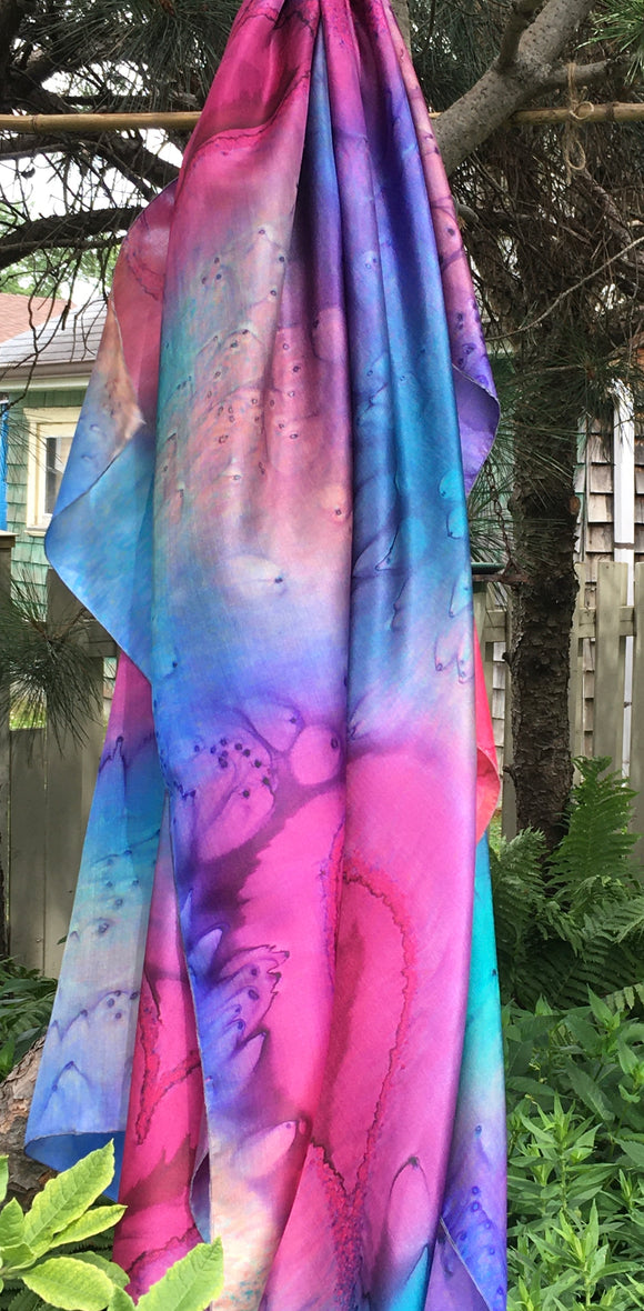 Silk sarong cold heart - Soierie Huo