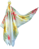 Foulard carré de soie Dans un champ - Soierie Huo