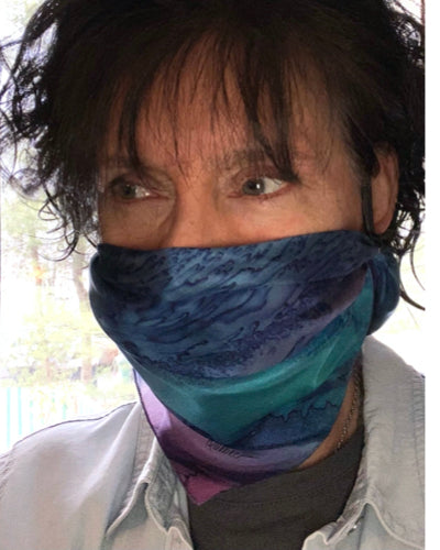 Masque, Couvre visage en soie Fraicheur - Soierie Huo