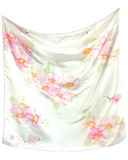 Foulard carré de soie Rose Marie - Soierie Huo