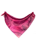 La vie en rose square silk scarf - Soierie Huo