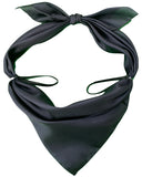 Mask, Black Silk Face Cover - Soierie Huo